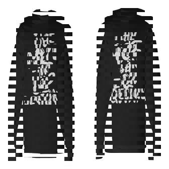 I Have More Four Questions 面白い ハッピー過越祭 キッズ 長袖Tシャツ - Kawaiitshirt