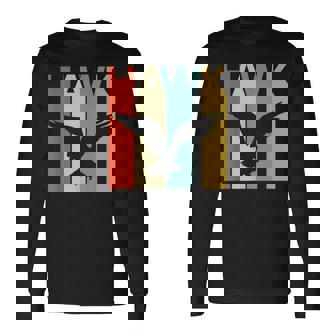 Hawk 鷹 動物 長袖Tシャツ - Kawaiitshirt