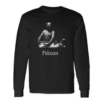 Häxan 1922 Brujas Diabloabbath Película Muda Horror Clásic Camiseta de manga larga - Regaloses