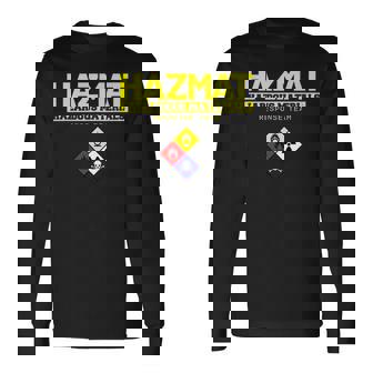 Hazmat 危険物対応チーム技術者tシャツ 長袖Tシャツ - Kawaiitshirt