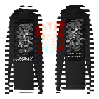 Heavy Metal Band Groove Metal Music Metal Concierto Camiseta de manga larga - Regaloses