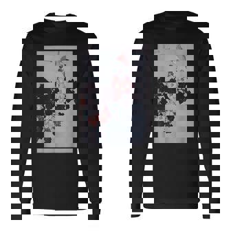 Hibisco Y Gorrión De Katsushika Hokusai Camiseta de manga larga - Regaloses