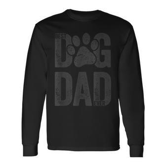 Hombre Best Dog Dad Ever Para Hombre Y Papá Camiseta de manga larga - Regaloses