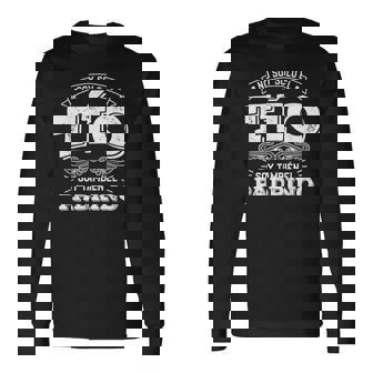 Hombre Cita Divertida De Bautizo Para Un Tío Padrino Camiseta de manga larga - Regaloses