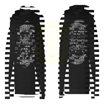 Hombre Motera Divertida Bikerintage Regalo Moto Hombre Motero In Mangas Camiseta de manga larga - Regaloses