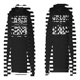 Homme Humour Développeur Programmeur Chasseur De Bugs Informatique T-shirt à manches longues - Cadeauxyz