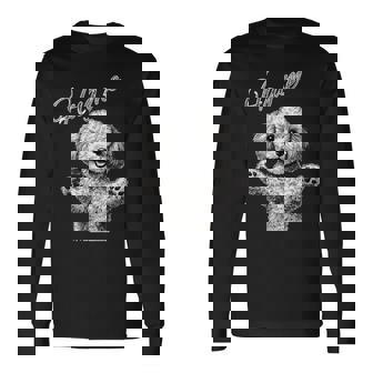 Hug Me トイプードル アートデザイン 可愛い おしゃれ 犬 動物 長袖Tシャツ - Kawaiitshirt