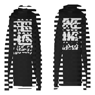 Hugs For Free Just Ask Unity Day Orange Long Sleeve T-Shirt | Mazezy