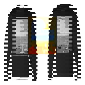 Human Condition Ii ルネ・マグリット作 シュルレアリスム 長袖Tシャツ - Kawaiitshirt