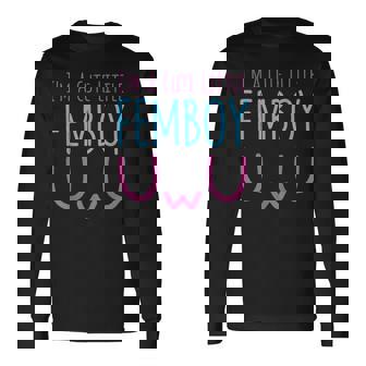 I'm A Cute Little Femboy Aestheticissy 長袖Tシャツ - Kawaiitshirt