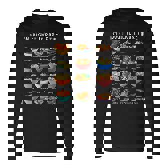 I'm Just Here For The Filipino Food トラディショナルピノイフード 長袖Tシャツ - Kawaiitshirt