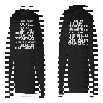 I'm The Nail Tech They Told You About Nail Tech 長袖Tシャツ - Kawaiitshirt