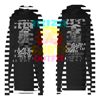 Ibiza Party Outfit Ibiza Costume Party Ibiza Accesorios In Mangas Camiseta de manga larga - Regaloses
