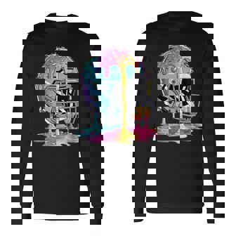 Ice Cream Drip Football Stuff Boys Qb Rb Lineman Wr Drippy Long Sleeve T-Shirt - Thegiftio