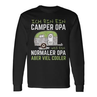 Ich Bin Ein Camper Opa Wie Ein Normalopa Aberiel Cooler Langarmshirts - Geschenkecke