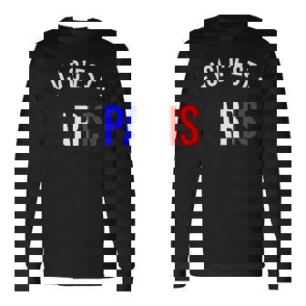 Ici C'est Paris C'est Paris Bienvenue À Paris Leo T-shirt à manches longues - Cadeauxyz