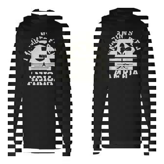 Immigrants Feed America Pro Immigrant Political Long Sleeve T-Shirt - Thegiftio