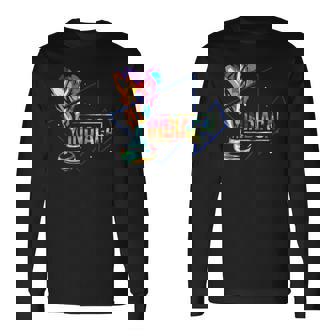 Indiaca キックバックゲームハンドシャトルコック 長袖Tシャツ - Kawaiitshirt