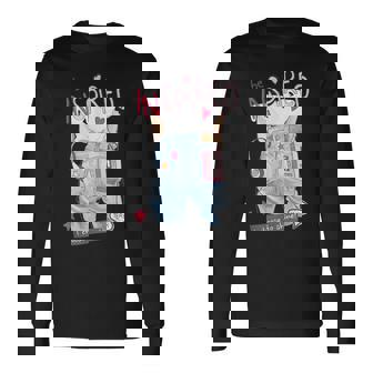 Be Inspired デニム レトロ I Choose Tohine ガールズ グラフィック 長袖Tシャツ - Kawaiitshirt