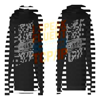 Ipeak Fluent TcpIp テクニカルサポートヘルプデスク 長袖Tシャツ - Kawaiitshirt