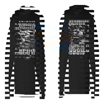 Italian Brainrot Bombardino Crocodilo 長袖Tシャツ - Kawaiitshirt