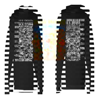 Italian Brainrot 面白いイタリアンブレインロットミームキャラクタ 長袖Tシャツ - Kawaiitshirt