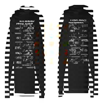 Italiano Brain Rot Italiano Brainrot Meme Divertenti Maglietta a maniche lunghe - Novitaregali