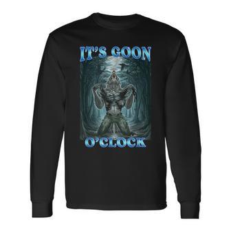 It's Goon O'clock Meme Long Sleeve T-Shirt - Thegiftio UK