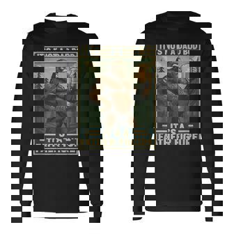 It's Not A Dad Bod It's A Father Figure Distressed Long Sleeve T-Shirt - Thegiftio