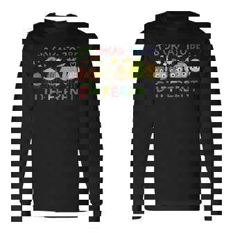 It's Okay To Be Different Cute Diversity Back To School Long Sleeve T-Shirt - Monsterry