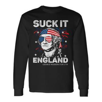 It's Only Treason If You Lose Washington America 4Th Of July Long Sleeve T-Shirt - Thegiftio UK