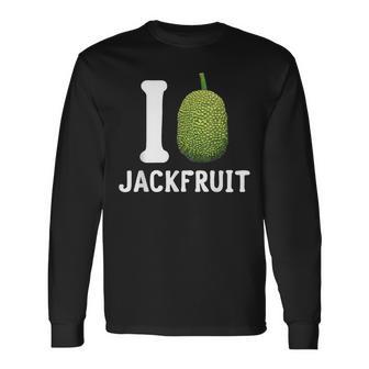 Jackfruit ビーガン ベジタリアン エキゾチックフルーツ 植物ベースのダイエット 長袖Tシャツ - Kawaiitshirt
