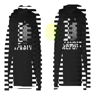 Jackfruit ビーガン ベジタリアン エキゾチックフルーツ 植物ベースのダイエット 長袖Tシャツ - Kawaiitshirt