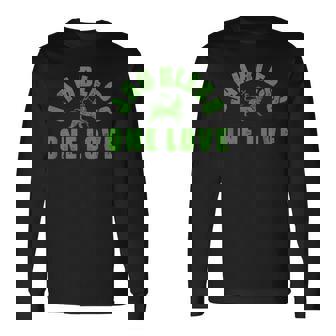 Jah Bless Reggae Music Lion Of Judah Jamaica レゲエ ダンスホール 長袖Tシャツ - Kawaiitshirt