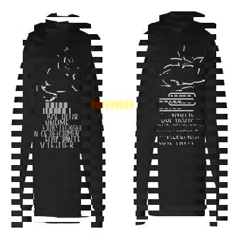 J'ai L'humeur De Mon Chat Humour Bonne Humeur En Cours T-shirt à manches longues - Cadeauxyz