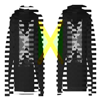 Jamaican Pride Travelacation Jamaica Flag Maglietta a maniche lunghe - Novitaregali