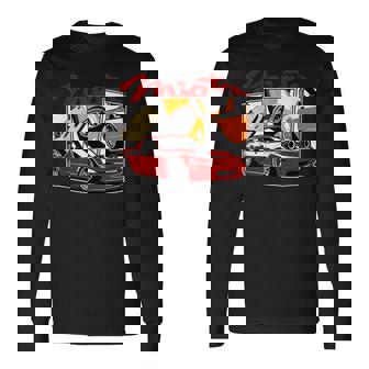 Japanese Miata Car Retro Vintage Sports Car Legend 90S Long Sleeve T-Shirt | Mazezy