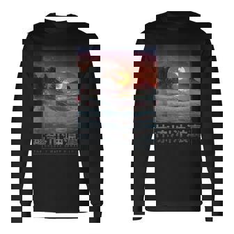 Japonés Kanagawa Ola Pintura Estética Ropa In Mangas Camiseta de manga larga - Regaloses