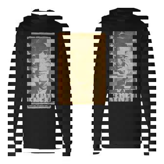 Jfk ジョン・F・ケネディ・トーンポスター 長袖Tシャツ - Kawaiitshirt