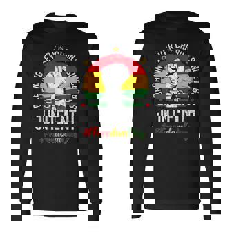 Junenth Breaking Every Chain Since 1865 Freedom Day Long Sleeve T-Shirt - Thegiftio UK