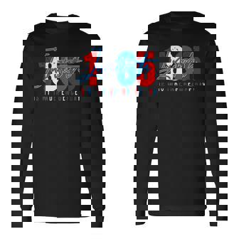 Junenth Is My Independence Day Since 1865 Red White Blue Long Sleeve T-Shirt - Thegiftio