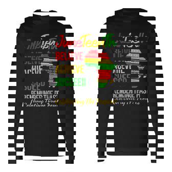 Junenth Is My Independence Day African 1865 Junenth Long Sleeve T-Shirt | Mazezy
