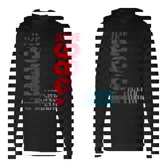 Junio 1986 Retro 1986Intage 1986 Año Legendario 1986 Camiseta de manga larga - Regaloses