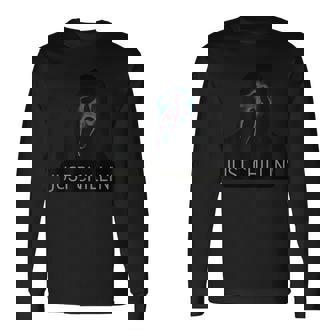 Just Chillin ゴーストフェイス 長袖Tシャツ - Kawaiitshirt