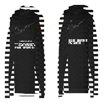 Just Hodl It、クリプトシャツ、暗号通貨、ビットコイン、ドッジ 長袖Tシャツ - Kawaiitshirt