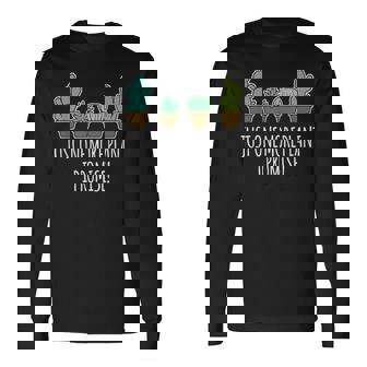 Just One More 植物 多肉植物 サボテン愛好家 長袖Tシャツ - Kawaiitshirt