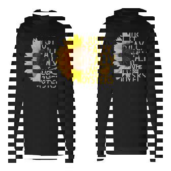 I Just Really Love Oysters ギフト レディース メンズ Mollusc ひまわり 長袖Tシャツ - Kawaiitshirt