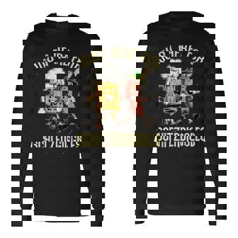 Just Here For Schitzengiggles Oktoberfest Beer Party Adults Long Sleeve T-Shirt - Monsterry