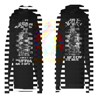 Kaiju Birthday Party Japan Monster Dinosuar It's My Birthday Long Sleeve T-Shirt - Thegiftio