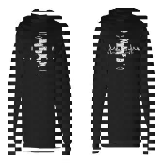 Kebab Coeur Passion Humour Cuisine Chef Fast Food Cadeau T-shirt à manches longues - Cadeauxyz